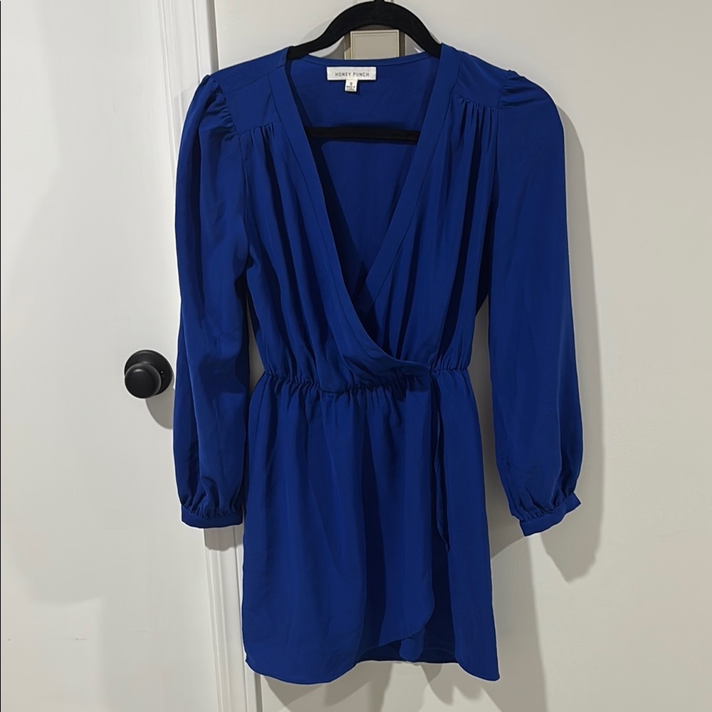 Diane von Furstenberg Blue Wrap Dress